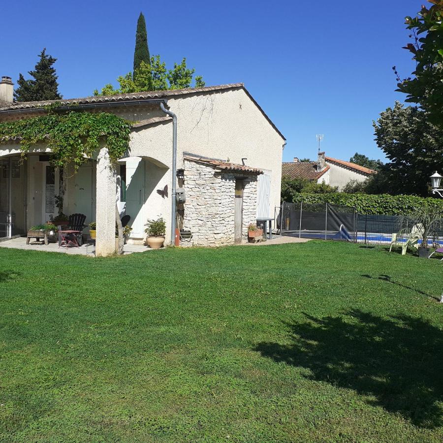 Chambres D'Hotes & Jacuzzi - A L'Ombre Des Amandiers Saint-Martin-dʼArdèche Zewnętrze zdjęcie