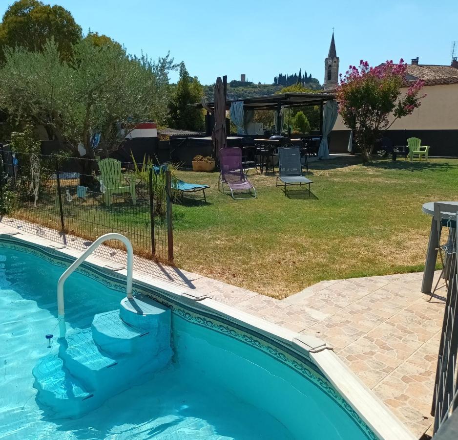 Chambres D'Hotes & Jacuzzi - A L'Ombre Des Amandiers Saint-Martin-dʼArdèche Zewnętrze zdjęcie