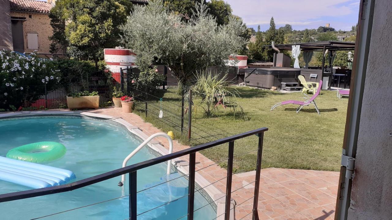 Chambres D'Hotes & Jacuzzi - A L'Ombre Des Amandiers Saint-Martin-dʼArdèche Zewnętrze zdjęcie