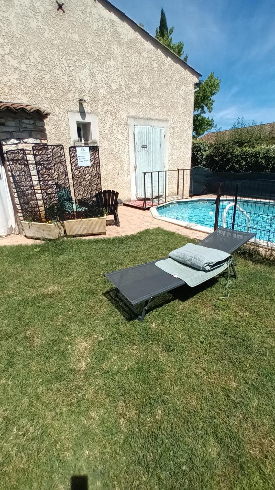 Chambres D'Hotes & Jacuzzi - A L'Ombre Des Amandiers Saint-Martin-dʼArdèche Zewnętrze zdjęcie
